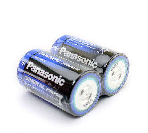 Батарейка солевая PANASONIC R14 (C) General Purpose 1.5В (2 шт в п э)