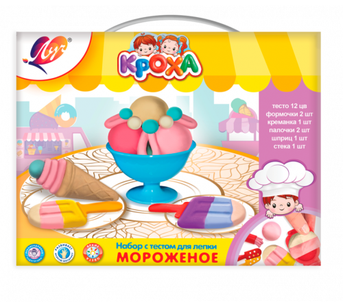 Набор с тестом для лепки 