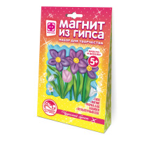 Магнит из гипса цветы Чудесный букет