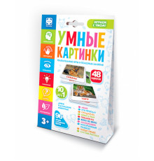 Настольная интерактивная игра Умные картинки Дикие и домашние животные