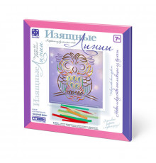 Картина из бумажных лент Изящные Линии. Загадочный филин