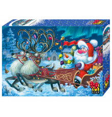 Др.Пазл 160 -Упряжка Деда Мороза- 72101