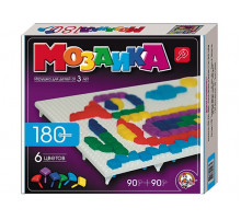 Детская мозаика пластмассовая, 180 элементов